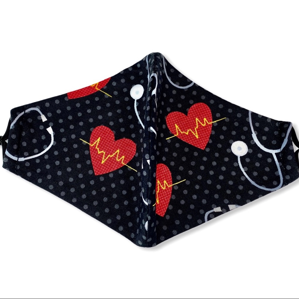 Nurses Stethoscope Face Mask With Adjustable Strap